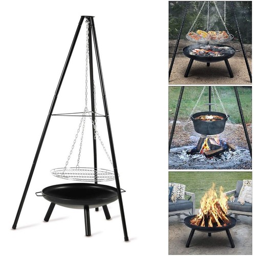 Tripod outdoor fire pit bbq - outdoor,