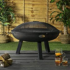 Cast Iron Firepit BBQ 75cm