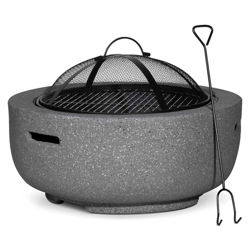 Mgo fire pit - mgo, round