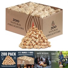 200 PACK NATURAL FIRELIGHTERS