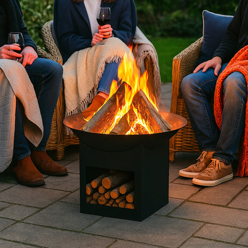 Fire pit large garden - fire,
