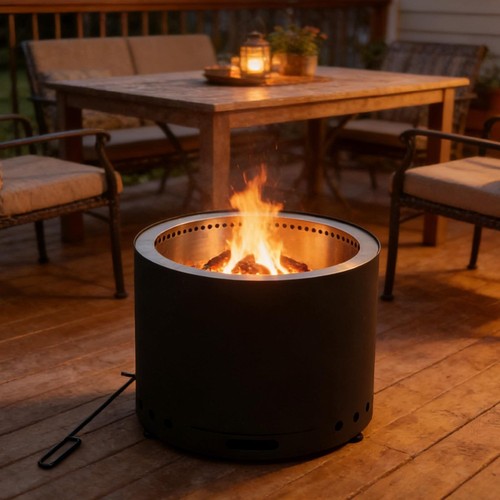Smokeless fire pit - smokeless, 20”