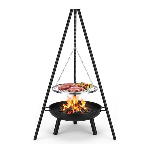 Tripod outdoor fire - fire, bbq