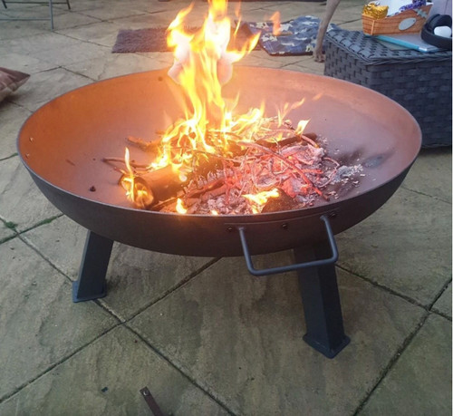Large garden fire pit - garden, cast