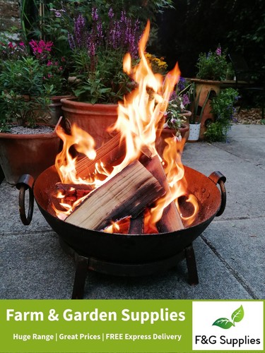 Bbq fire pit steel - steel, kadai
